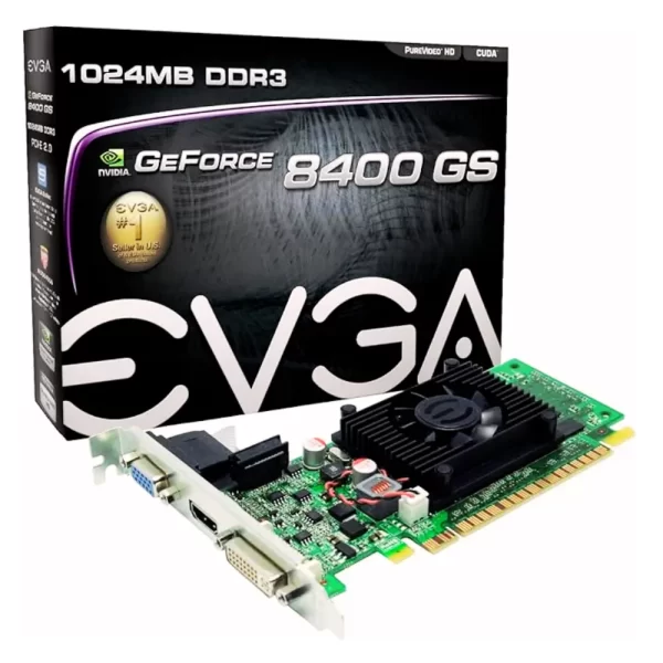 Placa de Vídeo EVGA GeForce 8400 GS 1GB DDR3