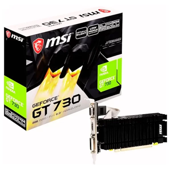 Placa de Vídeo MSI GeForce GT 730 2GB DDR3 64 Bits