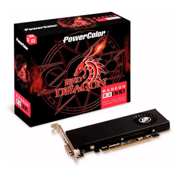 GPU AMD RX550 4GB LP RED DRAGON POWER COLOR AXRX550