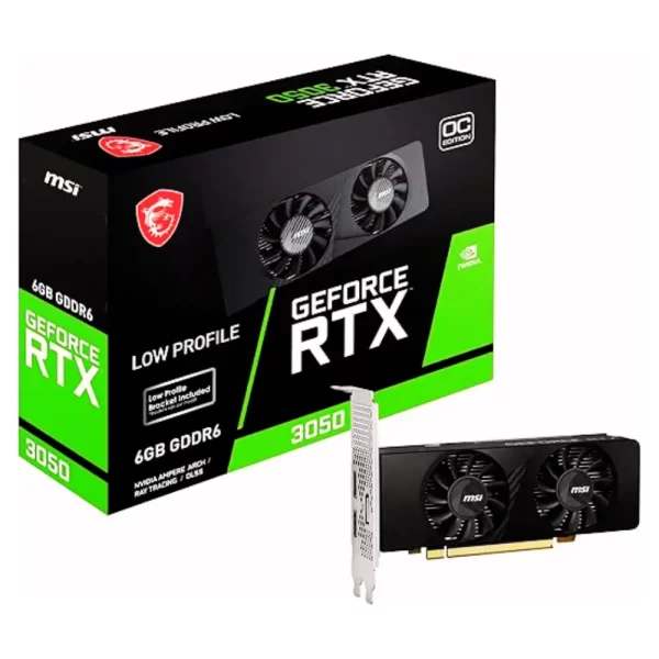 MSI GeForce RTX 3050 LP 6G OC (6GB GDDR6/PCI Express 4.0/1492MHz