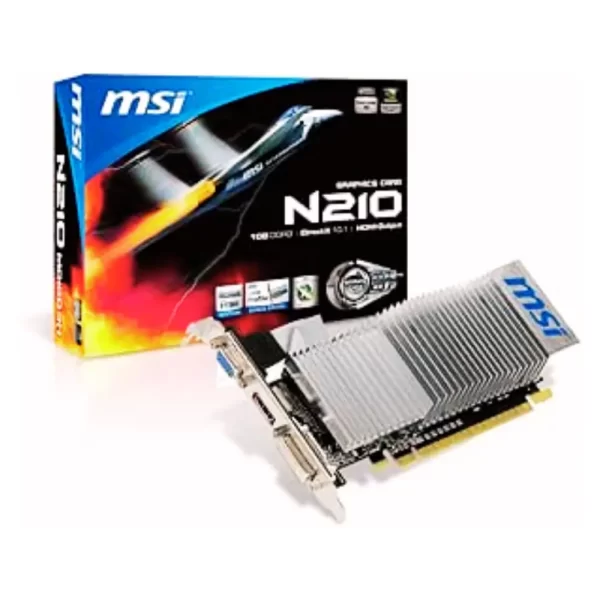 Placa de Vídeo NVIDIA MSI GT 210 1GB DDR3 64 Bits